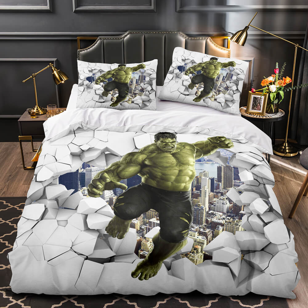Avengers Cosplay Bedding Set Quilt Cover Without Filler (Online Order Only)