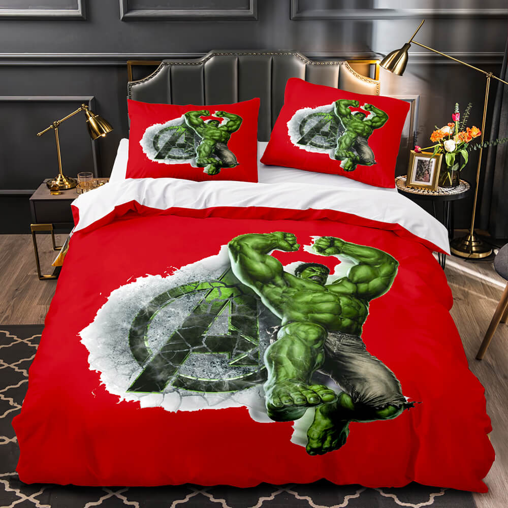 Avengers Cosplay Bedding Set Quilt Cover Without Filler (Online Order Only)