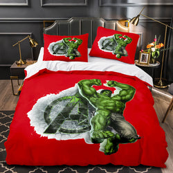 Avengers Cosplay Bedding Set Quilt Cover Without Filler (Online Order Only)
