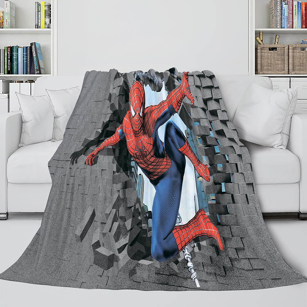 Avengers Flannel Fleece Throw Cosplay Blanket Shawl Wrap Nap Quilt (Online Order Only)