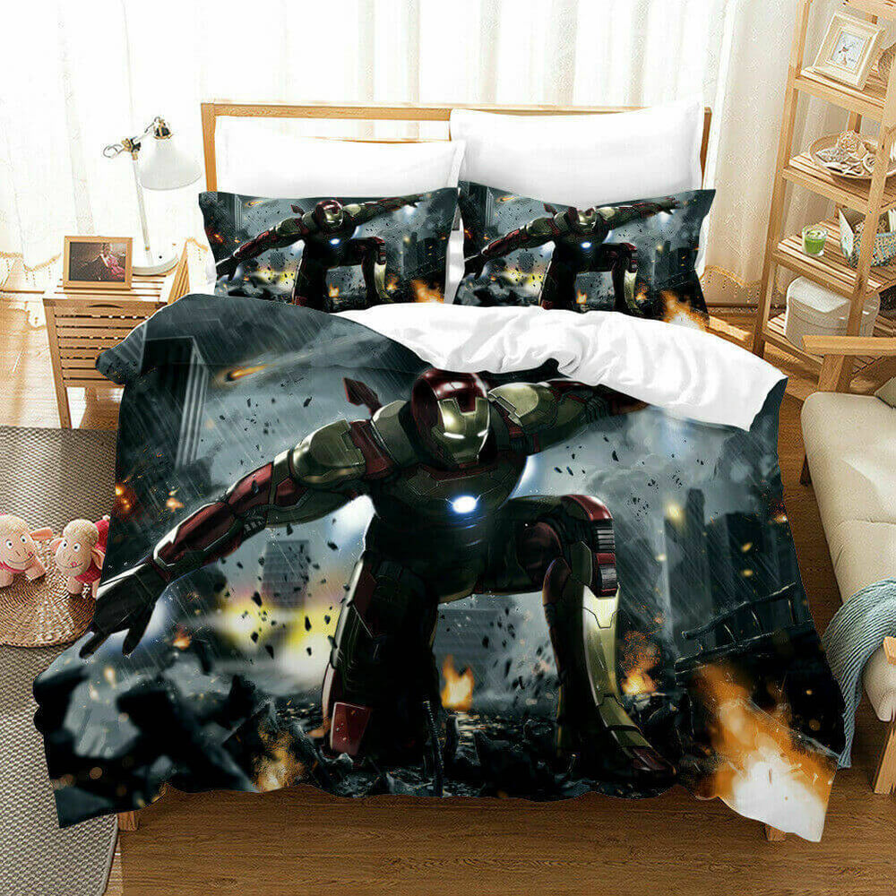 Avengers Ironman Captain America Bedding Set Quilt Cover Without Filler (Online Order Only)