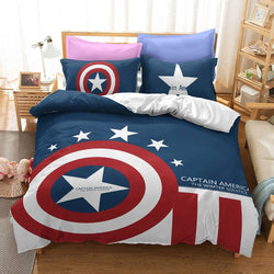 Avengers Ironman Captain America Bedding Set Quilt Cover Without Filler (Online Order Only)