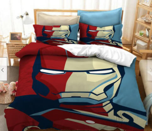 Avengers Ironman Captain America Bedding Set Quilt Cover Without Filler (Online Order Only)