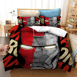 Avengers Ironman Captain America Bedding Set Quilt Cover Without Filler (Online Order Only)