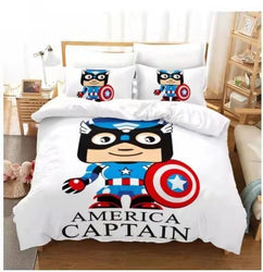 Avengers Ironman Captain America Bedding Set Quilt Cover Without Filler (Online Order Only)