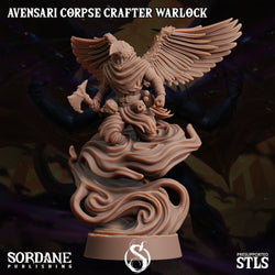 3D Printed Sordane Publishing Avensari Corpse Crafter Warlock Monster Mayhem II 28 32mm D&D (Online Only)