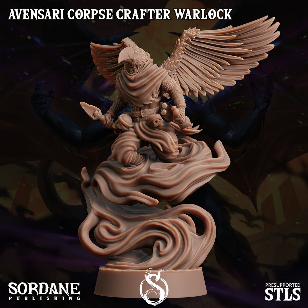 3D Printed Sordane Publishing Avensari Corpse Crafter Warlock Monster Mayhem II 28 32mm D&D (Online Only)