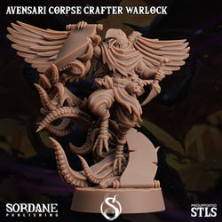 3D Printed Sordane Publishing Avensari Corpse Crafter Warlock Monster Mayhem II 28 32mm D&D (Online Only)
