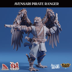 3D Printed Sordane Publishing Arcane Minis Avensari Pirate Ranger Swindler's Luck Part Two 28 32mm D&D (Online Only)