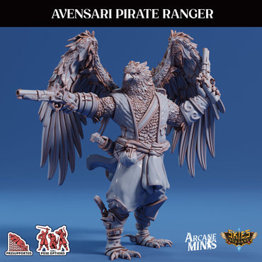 3D Printed Sordane Publishing Arcane Minis Avensari Pirate Ranger Swindler's Luck Part Two 28 32mm D&D (Online Only)