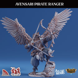 3D Printed Sordane Publishing Arcane Minis Avensari Pirate Ranger Swindler's Luck Part Two 28 32mm D&D (Online Only)