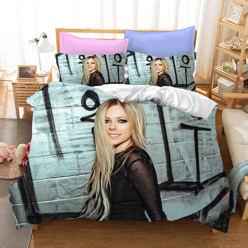 Avril Ramona Lavigne Cosplay Bedding Set Quilt Cover Without Filler (Online Order Only)