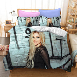 Avril Ramona Lavigne Cosplay Bedding Set Quilt Cover Without Filler (Online Order Only)