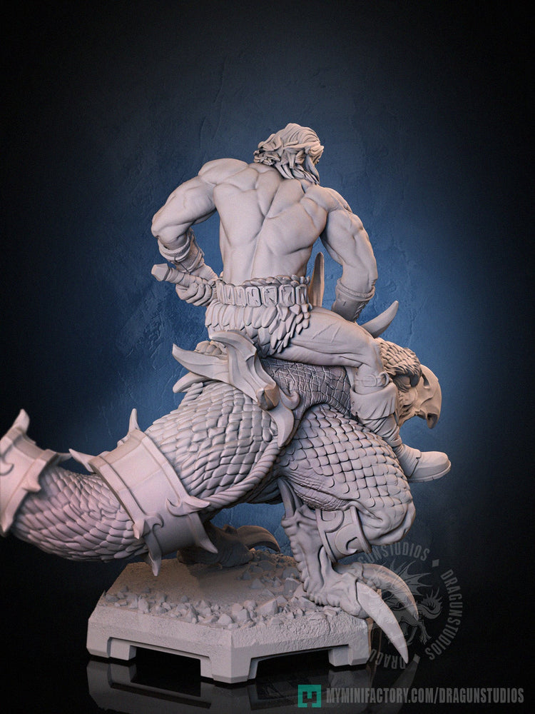 Mounted Ax Battler - Golden Axe Inspired Miniature (ONLINE ORDER ONLY)