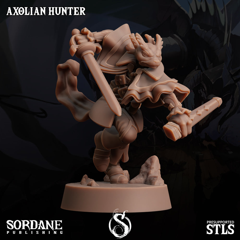 3D Printed Sordane Publishing Axolian Hunter 28 32mm D&D (Online Only)