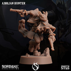 3D Printed Sordane Publishing Axolian Hunter 28 32mm D&D (Online Only)