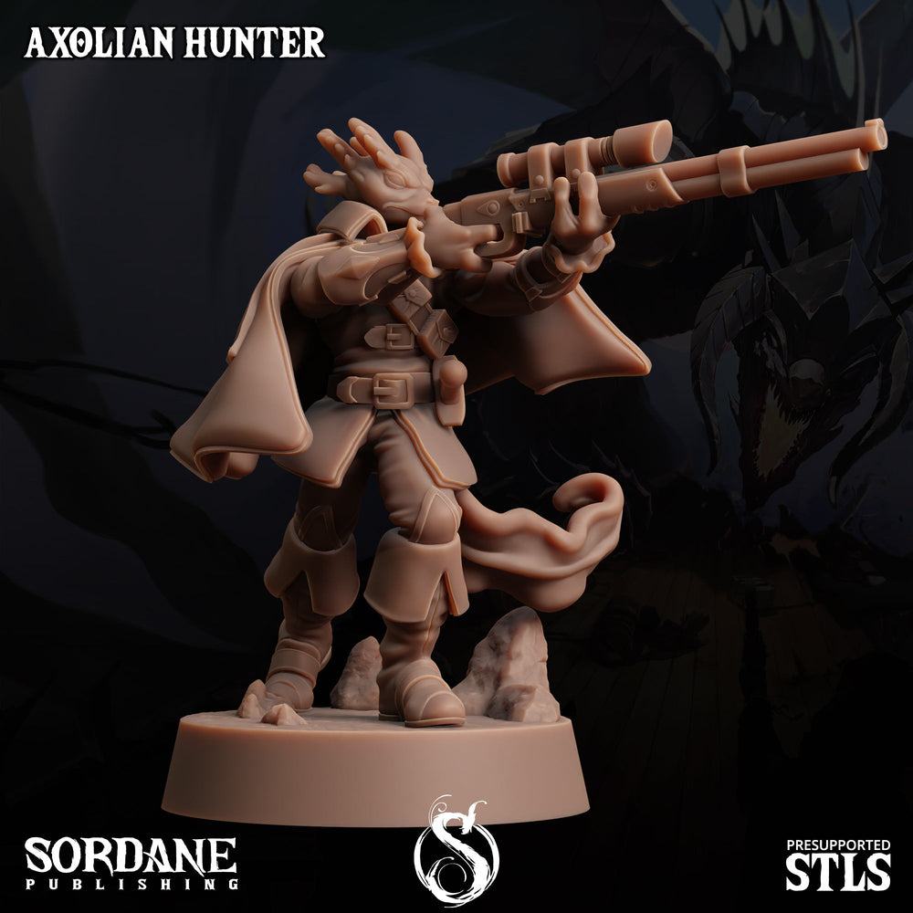 3D Printed Sordane Publishing Axolian Hunter 28 32mm D&D (Online Only)