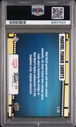 2023 UPPER DECK FUNKO POP MARVEL  SHORTS RED SKULL SHORTSCONFETTI BOMB #S20  PSA 10 (Online Order Only)