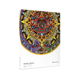 Aztec Sun Stone 1000 Piece Circular Jigsaw Puzzle Pomegranate (ONLINE ORDER ONLY)