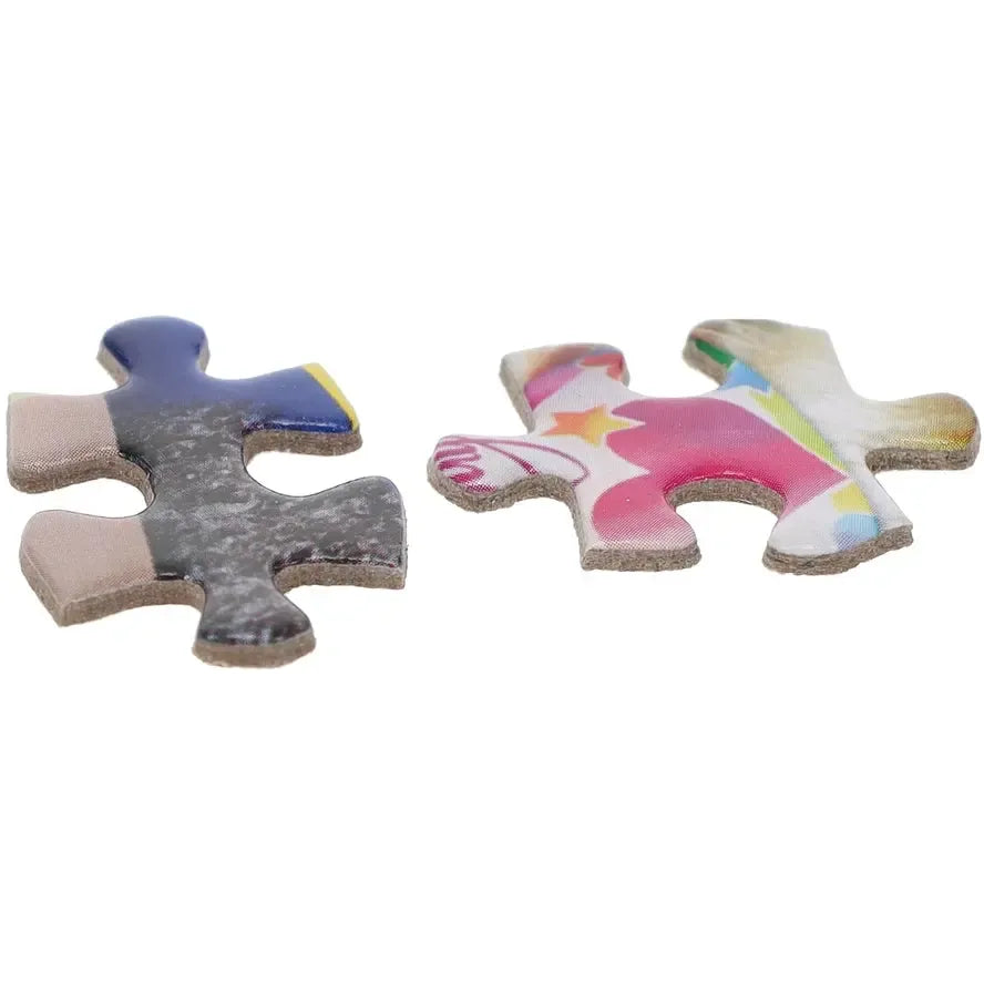 B is for Birthday Set of 2 500 Piece Mystery Jigsaw Puzzles TDC