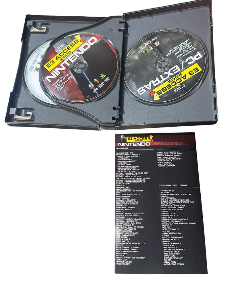 2005 E3 Access: The Future of Video Games (DVD, 4-Disc Set, 2005) (ONLINE ORDER ONLY)