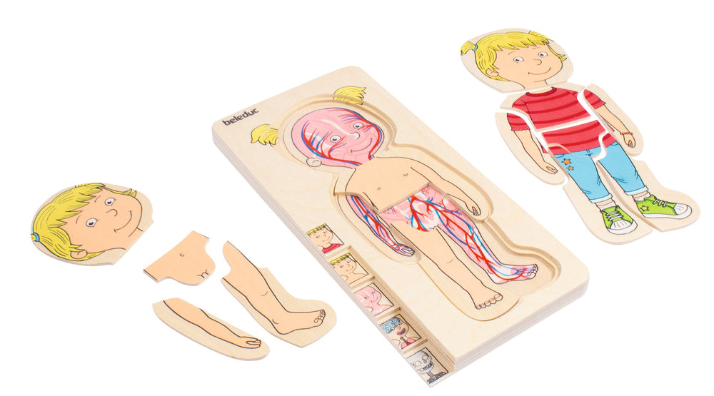 Multi-Layer Nesting Wood Puzzle: Your Body Girl 5 Layers (ONLINE ORDER ONLY)