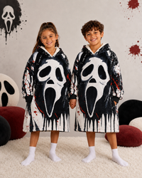 Ghost Face  Blanket Hoodie