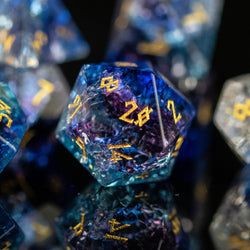 Enchanted Waters Shattered Glass Dice Set (ONLINE ORDER ONLY)