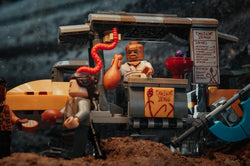 SW Rathtar Meat Food Skiff Set made using LEGO parts - B3 Customs (Online Order Only)