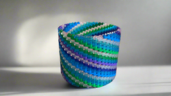 Cool Colored Modular Vase – Built with LEGO®-Compatible Bricks (ONLINE ORDER ONLY)