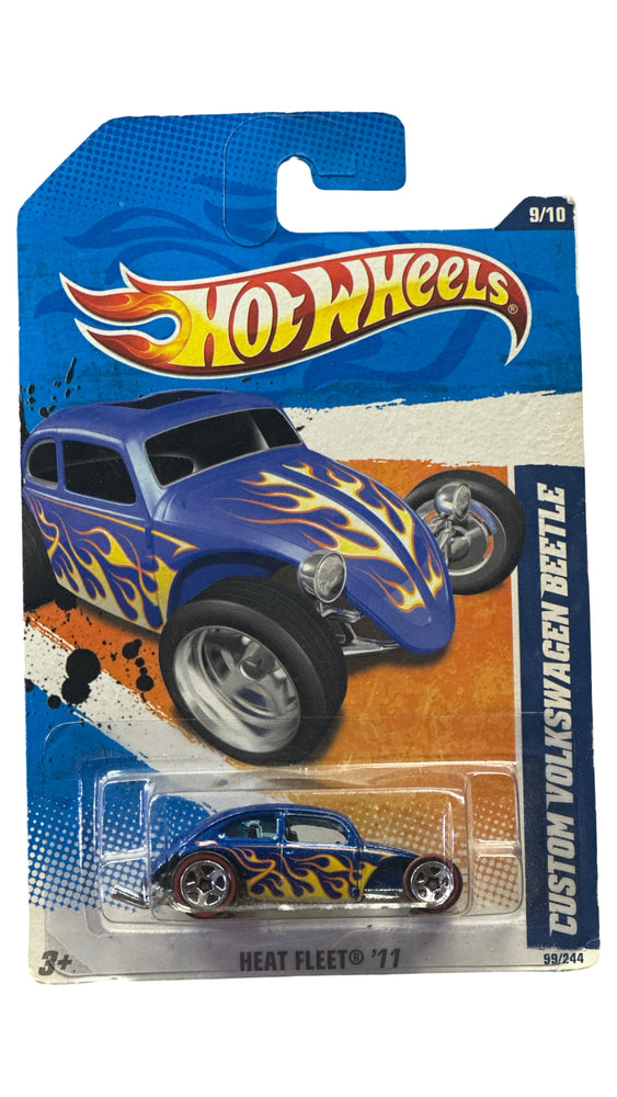 Hot Wheels Heat Fleet '11 Custom Volkswagen Beetle 99/244 (Online Order Only)