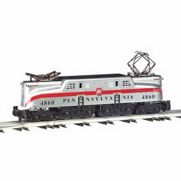 BAC41703 Pennsylvania Railroad GG1 Silver One Red Stripe O Scale Electric Locomotive (ONLINE ORDER ONLY)