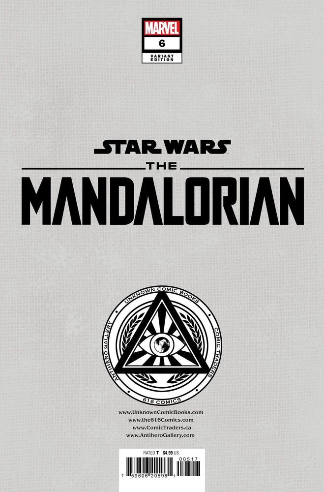 Star Wars: The Mandalorian Season 2 #6 Unknown Comics Kaare Andrews Exclusive Var (11/15/2023) (ONLINE ORDER ONLY)
