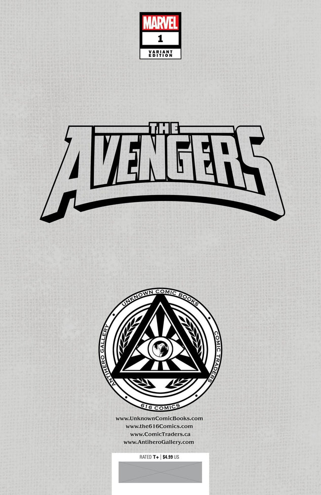 [Signed by Nathan Szerdy] AVENGERS #1 UNKNOWN COMICS NATHAN SZERDY EXCLUSIVE VAR [IN STOCK] (ONLINE ORDER ONLY)