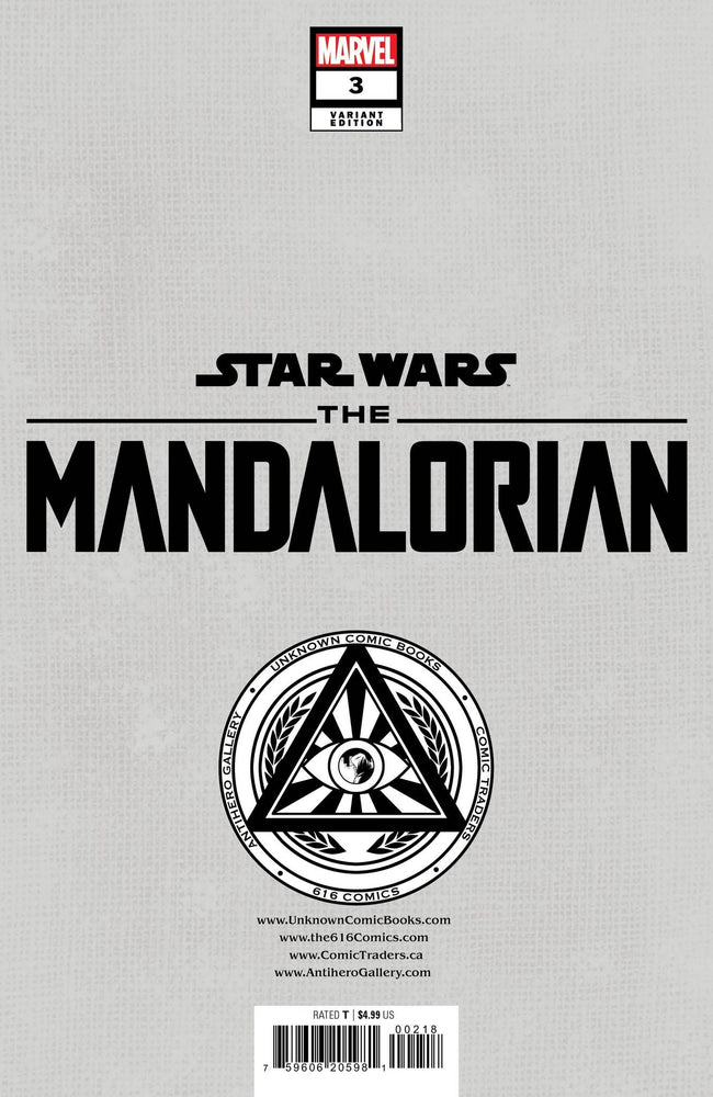 Star Wars: The Mandalorian Season 2 #3 Unknown Comics Mico Suayan Exclusive Var (08/30/2023) (ONLINE ORDER ONLY)