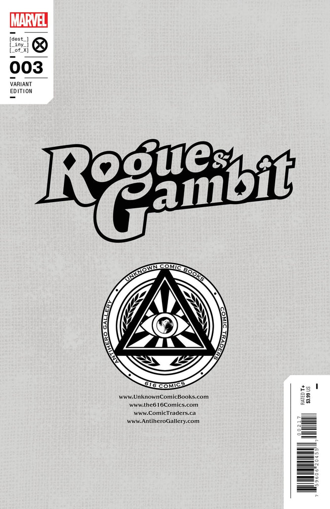 Rogue & Gambit #3 Unknown Comics Ivan Tao Exclusive Virgin Graffiti Wall Var (05/10/2023) (Online Only)