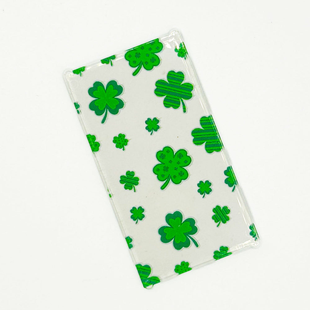 Heart St. Patrick's Day 4x6 Glass Window  - B3 Customs (Online Order Only)