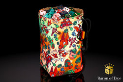 Chaos Lizard | Luxury RPG Dice Bag | Large (ONLINE ORDER ONLY)