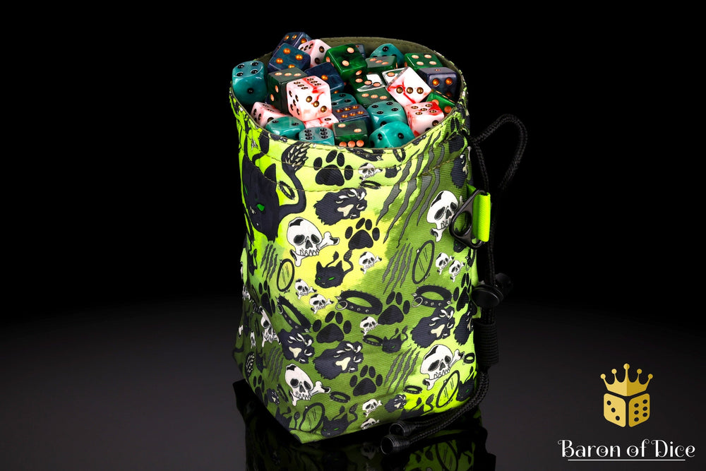 Shadow Panther | Luxury RPG Dice Bag | Large (ONLINE ORDER ONLY)
