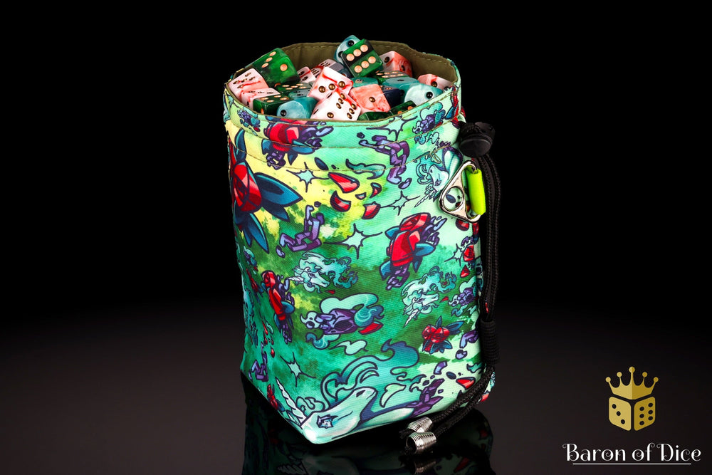 Ghost Unicorn | Luxury RPG Dice Bag | Large (ONLINE ORDER ONLY)