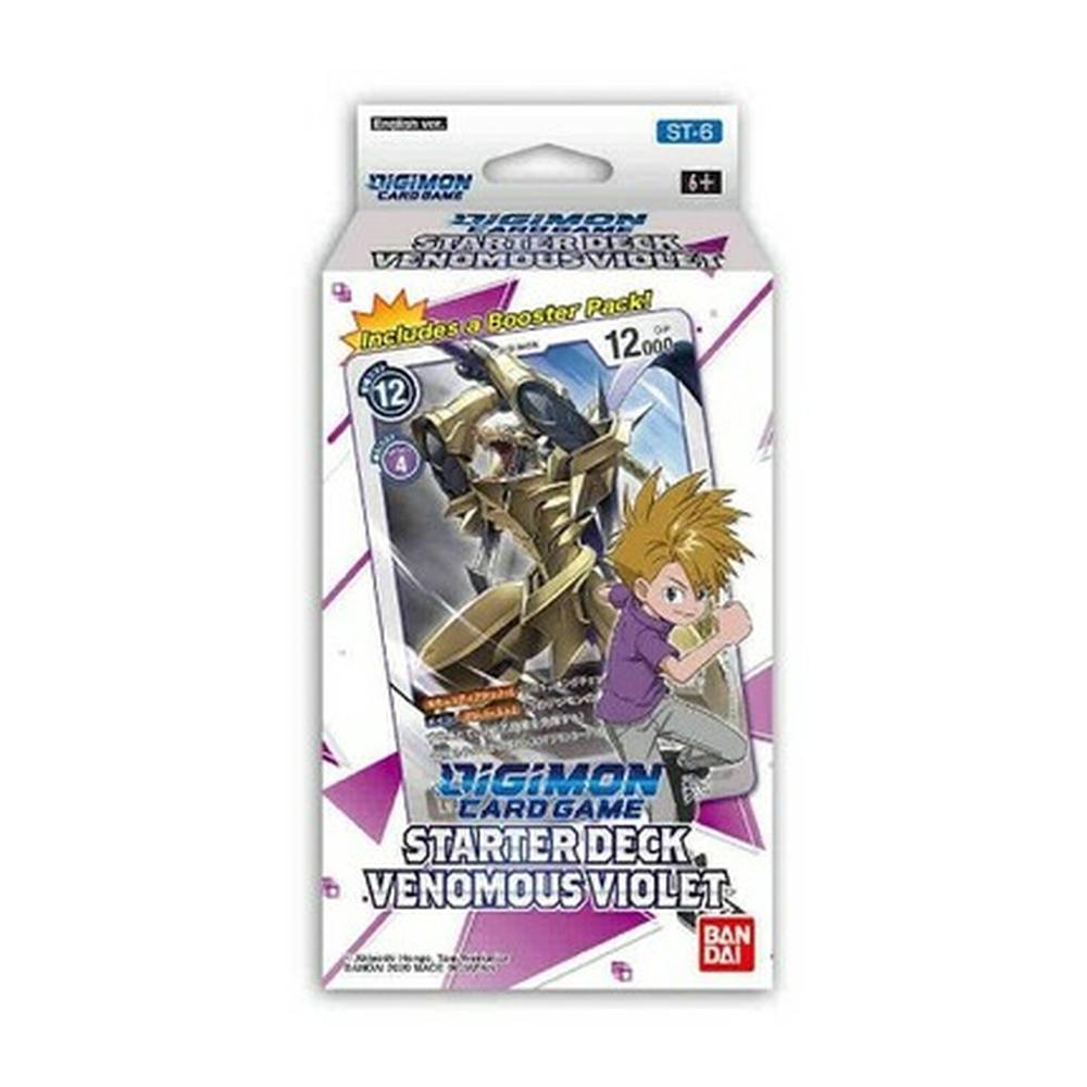 Digimon Trading Card Game: Starter Deck Display - Venomous Violet (ONLINE ORDER ONLY)