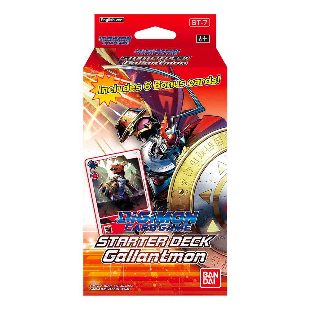 Digimon Trading Card Game: Starter Deck Display - Gallantmon (ONLINE ORDER ONLY)