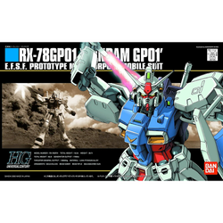 Bandai Spirits: Mobile Suit Gundam - HGUC 1/144 RX-78GP01 Zephyranthes Gundam Model Kit #13 (ONLINE ORDER ONLY)