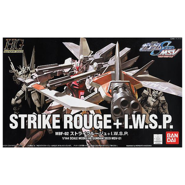Bandai Spirits: Gundam SEED - HG 1/144 MBF-02 Strike Rouge + IWSP Model Kit #1 (ONLINE ORDER ONLY)
