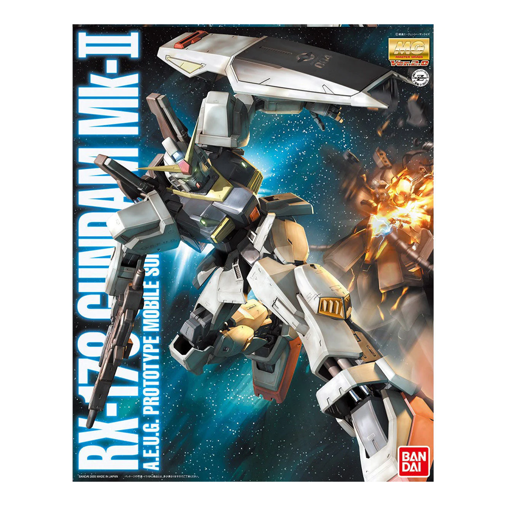 Bandai Spirits: Z Gundam - MG 1/100 RX-178 Gundam Mk-II Ver. 2.0 (A.E.U.G) Model Kit (ONLINE ORDER ONLY)