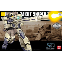 Bandai Spirits: Mobile Suit Gundam - HGUC 1/144 MS-05L Zaku I Sniper Model Kit #71 (ONLINE ORDER ONLY)