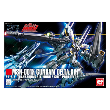 Bandai Spirits: Gundam Unicorn - HGUC 1/144 MSN-001X Gundam Delta Kai Model Kit #148 (ONLINE ORDER ONLY)