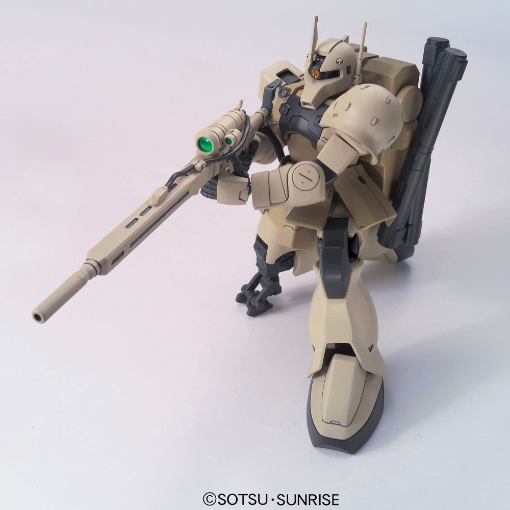 Bandai Spirits: Gundam - HGUC 1/144 MS-05L Zaku I Sniper (Yonem Kirks Custom) Model Kit #137 (ONLINE ORDER ONLY)