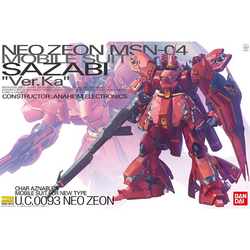 Bandai Spirits: Char's Counterattack - Sazabi (Ver. Ka) MG 1/100 Scale Model Kit (ONLINE ORDER ONLY)