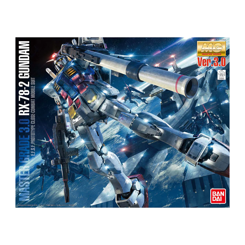 Bandai Spirits: Mobile Suit Gundam - MG 1/100 RX-78-2 Gundam (Ver. 3.0) Model Kit (ONLINE ORDER ONLY)